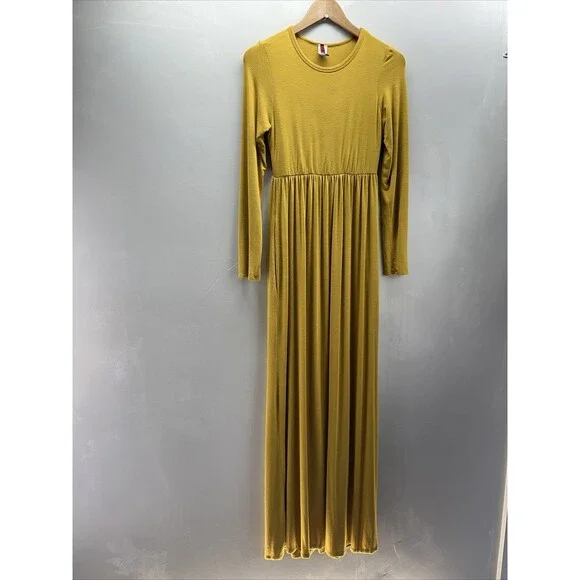 Bellamie Maxi Dress Women's Size Small Extra Long Sleeve Stretch - Picture 1 of 8